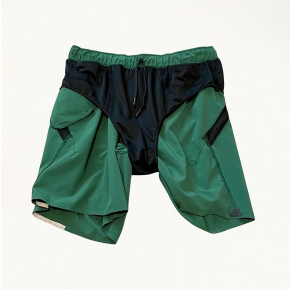 Lululemon Surge Short 6" Teal Lagoon Green Men’s Running Shorts Size M - Picture 14 of 14